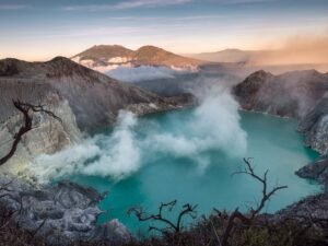 Hiking to Ijen Mountain